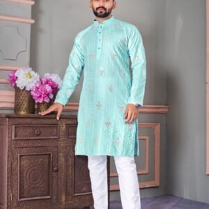 Traditional Kurta with Embroidery