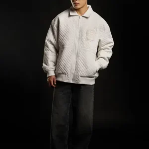 White Bomber Jacket