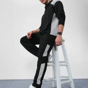 Sporty Contrast-Stripe Joggers