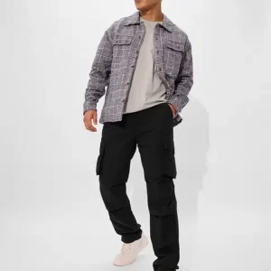 Black Utility Cargo Pants