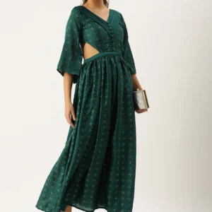 Starry Sky Cut-Out Gown