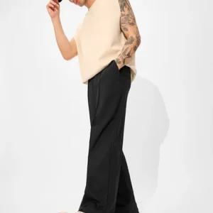 Black Wide-Leg Trousers