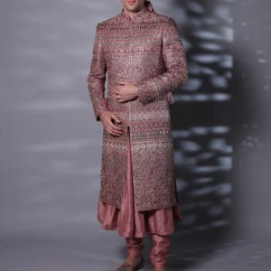 Embellished Heritage Pink Sherwani
