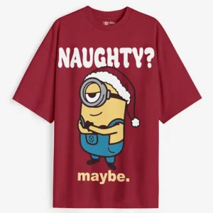 Oversized Maroon T-Shirt