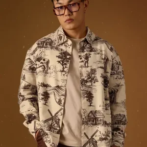 Vintage Countryside Printed Jacket