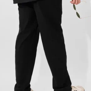 Classic Black Relaxed Fit Trousers