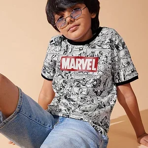 Marvel Comic Strip Logo Tee