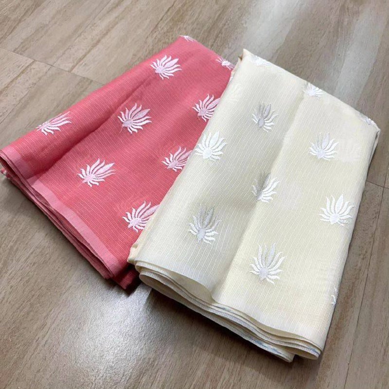 Organza Embroidered Saree