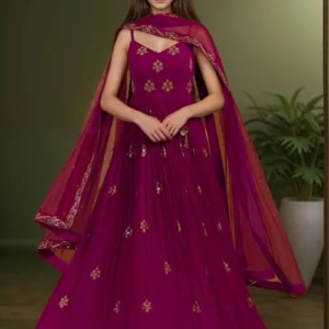 Royal Magenta Anarkali