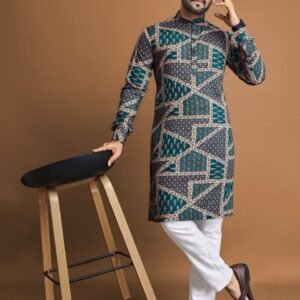 Geometric Fusion Kurta