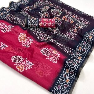 Bandhani Tie-Dye Saree
