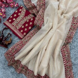 Embroidered Saree